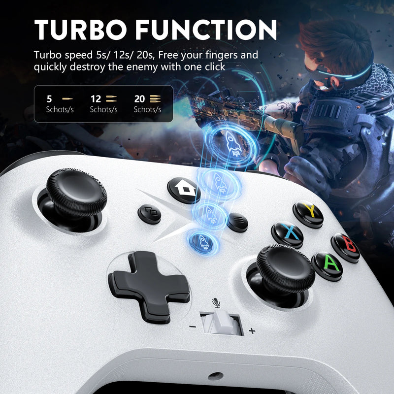 Controle Sem Fio Bonadget 2.4G para Xbox e PC | Horus